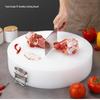 COKRSUPE Antibacterial Double-Sided Round Plastic Cutting Board