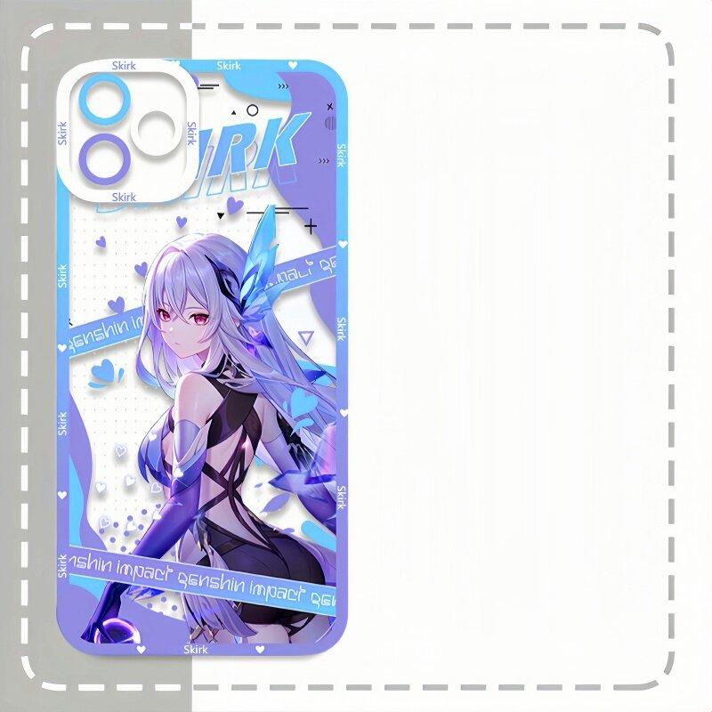Genshin Impact Skirk Handyhülle Für Xiaomi Redmi Note 14 13 12 11 Pro Plus 11S 12S 10 10S Turbo 4 POCO X6 X7 Pro 14C 13C Hülle