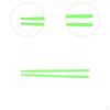 2 Pack Nylon Drumsticks with Night Light, Bright Glowing