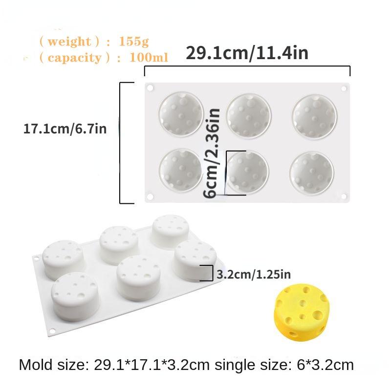 Various Cheese Chocolate Silicone Cake Mold Cheese Mousse Jelly Baking Mold Dessert Baking Pan Decoration Pastry Silicone Mold