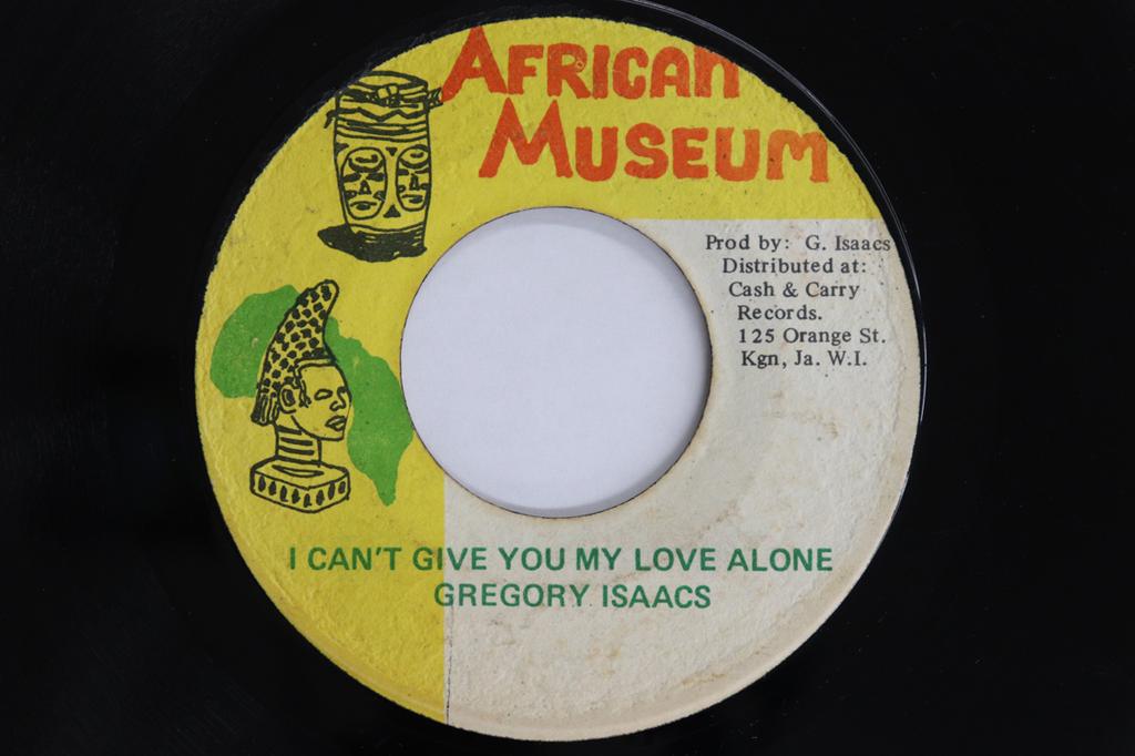 7inch Record GREGORY ISAACS - I Can't Give You My Love Alone None African Museum 1981 Jamaica Reggae, Ska & Dub Used