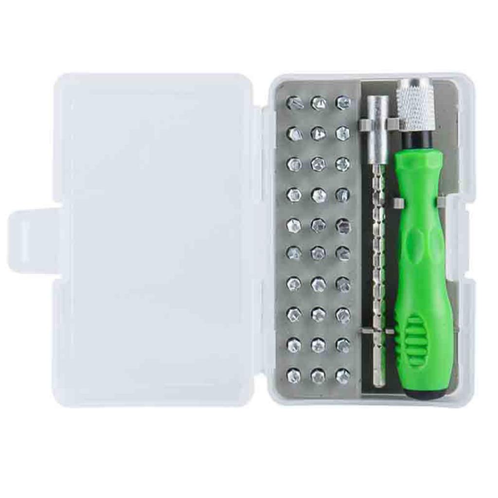 Mini Präzisionsschraubendreher-Set 32 in 1 Magnetisches Reparaturwerkzeugset Kompakt für Mobiltelefon PC Laptop Uhr & Computer