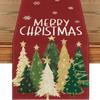 Christmas Tree Christmas Table Flag Desk Decor Xmas Tablecloth Christmas Table Runner  Home Decor