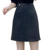 Spring 2026: High-Waisted Woolen A-Line Mini Skirt