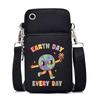 Casual mobile phone bag cute printing new messenger bag Korean version versatile small bag vertical change bag