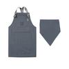Apron for Stylish Kids for with Size M Size Grade [Arisana] Kids, Boys, Apron, Children, Bandana, 100-150, 03. Gray, (upper Size)