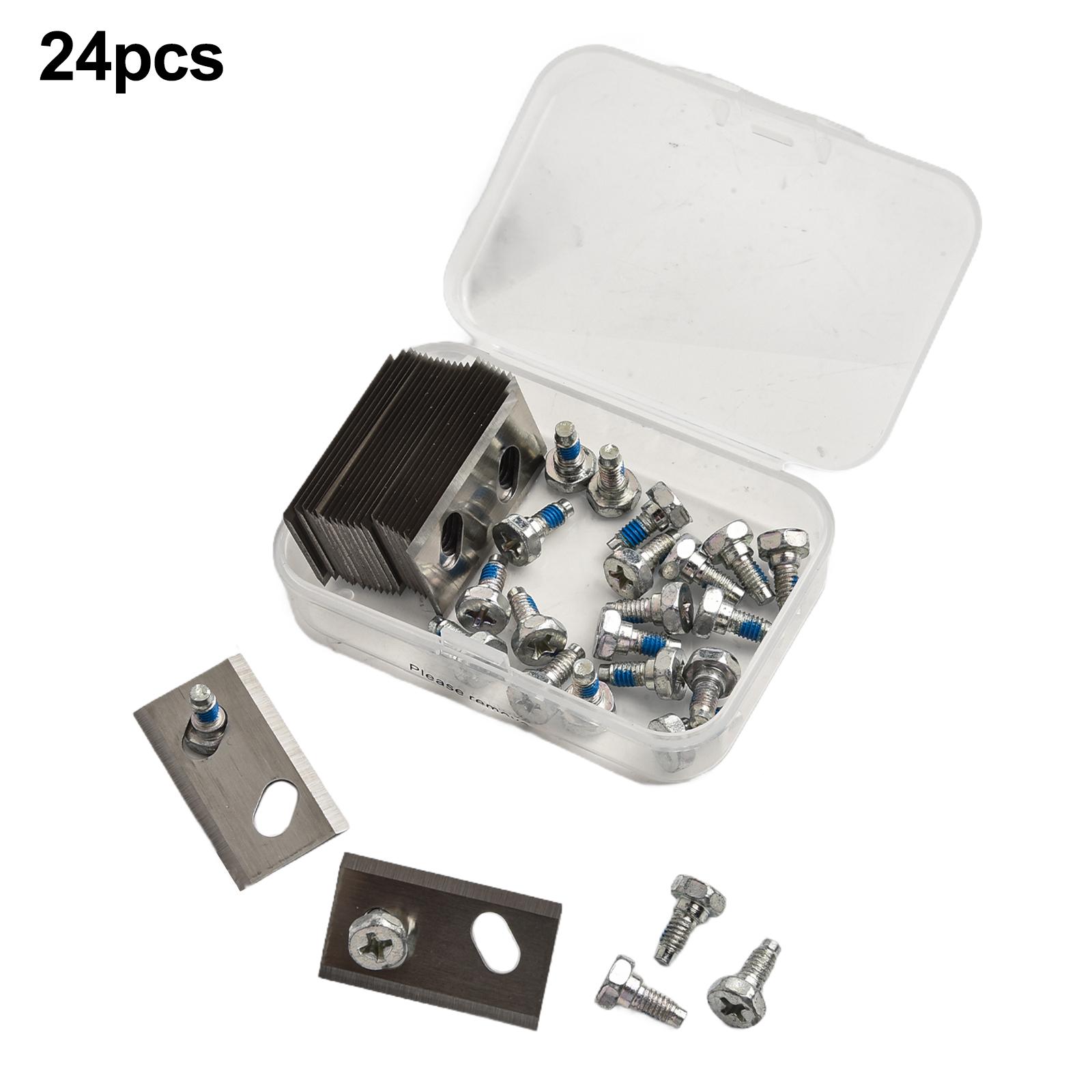 

Replacement Parts 32 18.6 0.9mm Lawn Robot Blade Exquisite Parts With Screws Accessories Compact Spare Easy Installation срібний