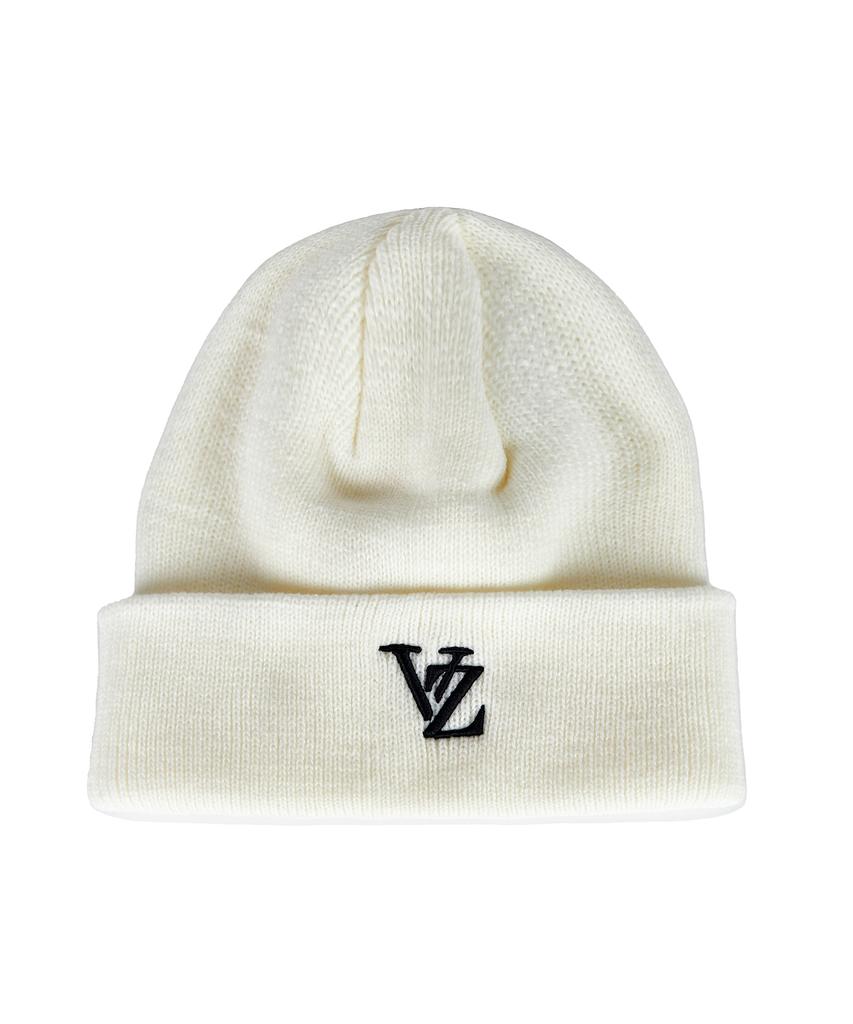 Bajal 3D Monogram Beanie White