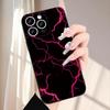 Pink Black lightning Phone Case For Samsung Galaxy S26 ULTRA S25 S24 S23 S22 S21 S20 Ultra Plus FE S10 Note 20 10 9 Plus Cover