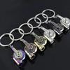 Creative Gift Car Modification Accessories Turbocharger Metal Keychain Waist Hanging Keyring Pendant