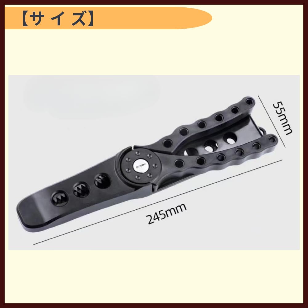 ideamall Fish Grip Fishing Tackle Fishing Pliers Fish Grab Fishing Scissors Crocodile Grip (Black)
