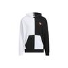 adidas Neo X Sesame Street Joint Edition FW22 Unisex Hoodie mit Logo Patchwork Design Unisex Hoodie Schwarz Weiß HM9939