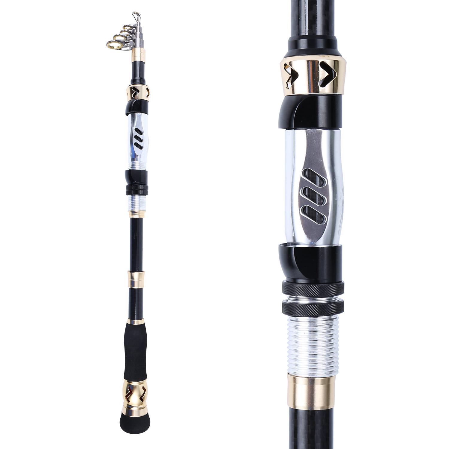 

Удочки Сверхлегкая телескопическая удочка из углеродного волокна с направляющими из нержавеющей стали 3.6M