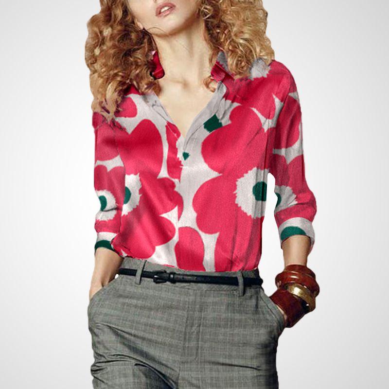 

Модная полосатая профессиональная европейская и американская приталенная рубашка с длинным рукавом Rose Red S