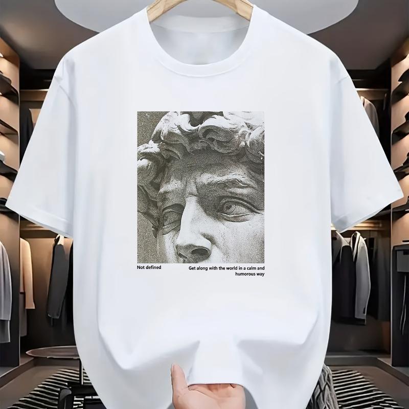 

Fade-Resistant Short Sleeve Tee - Soft Cotton Blend Classic Fit Outfit XXL белый