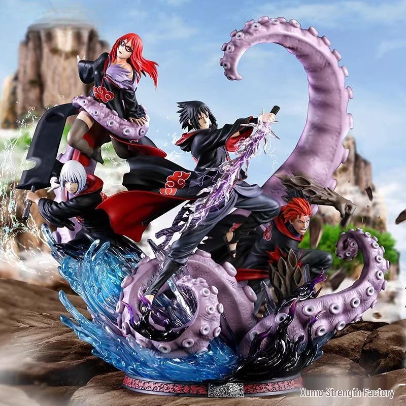 Naruto Kizuna Shukumei Uzumaki Naruto, Jiraiya & Minato Statue Ornament Blind Box