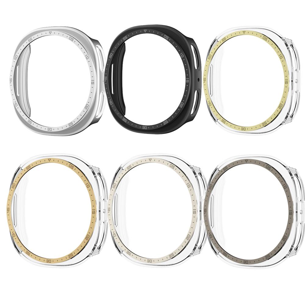 PC Case For Samsung Galaxy Watch 8 44mm Accessories Screen protector bumper Shell Hollow scale For Samsung Watch 8 40mm cover