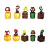 Super Mario 5pcs Bros Pvc Action Figures Decoration Game Mushroom Toys Kid Gifts