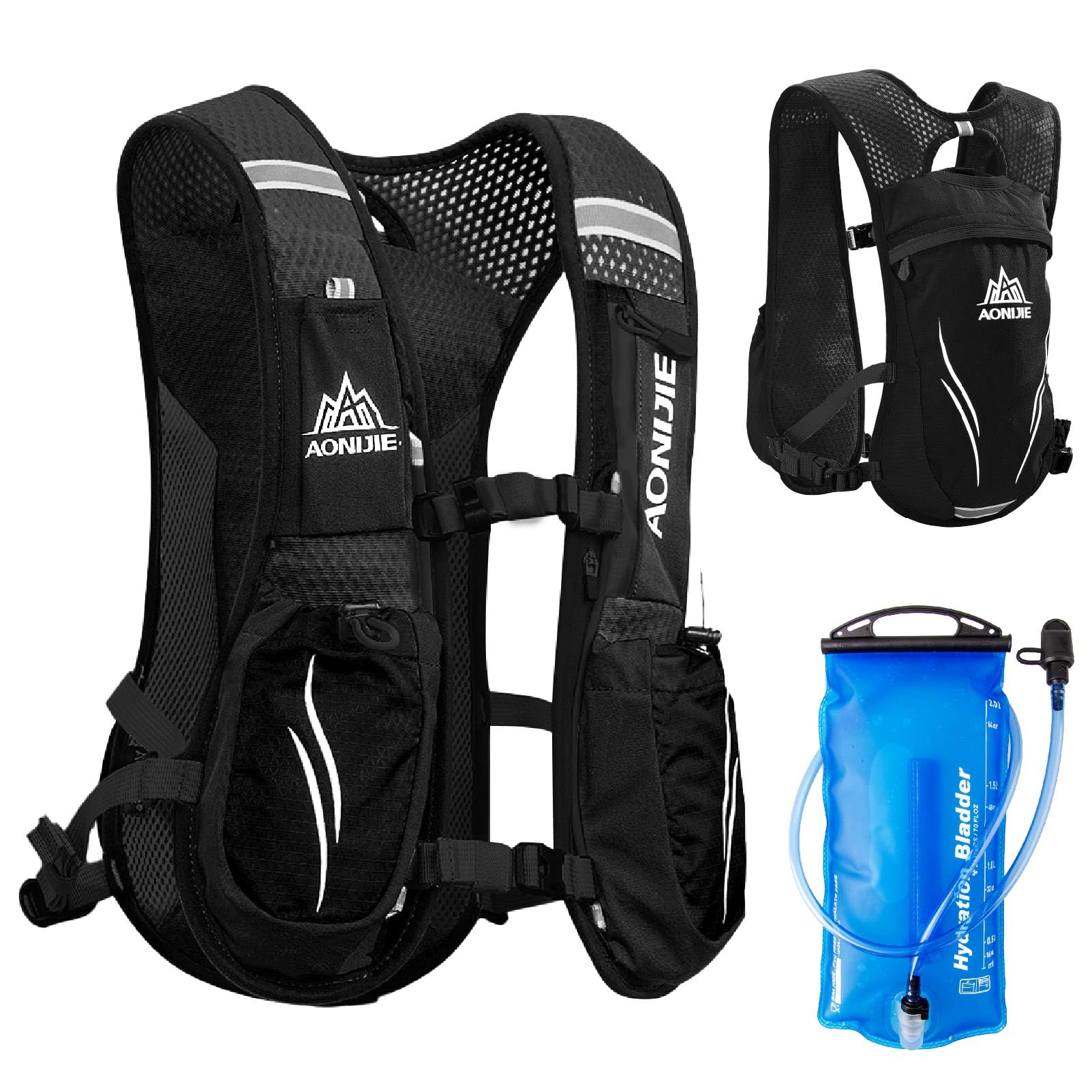 

JEELAD Running Sports Marathon Trail Running Hydration Water Large Cycling Portable Hydration Unisex Bag, Backpack, Backpack, Backpack, Bag, Bottle,