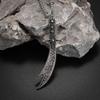 Roestvrij Staal Islamitische Imam Ali Zulfiqar Zwaard Hanger Ketting Koran Hanger Sjiitische Islamitische Sieraden voor Mannen en Vrouwen