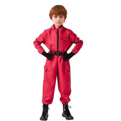 Halloween Rode Jumpsuit Kostuum voor Carnaval Rollenspel