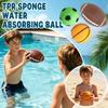 3PC Set TPR Sponge Water Absorption Balls Outdoor Play Soft Safe Water Dodge Balls for Kids and Adults Suitable for Pool Beach and Backyard Games