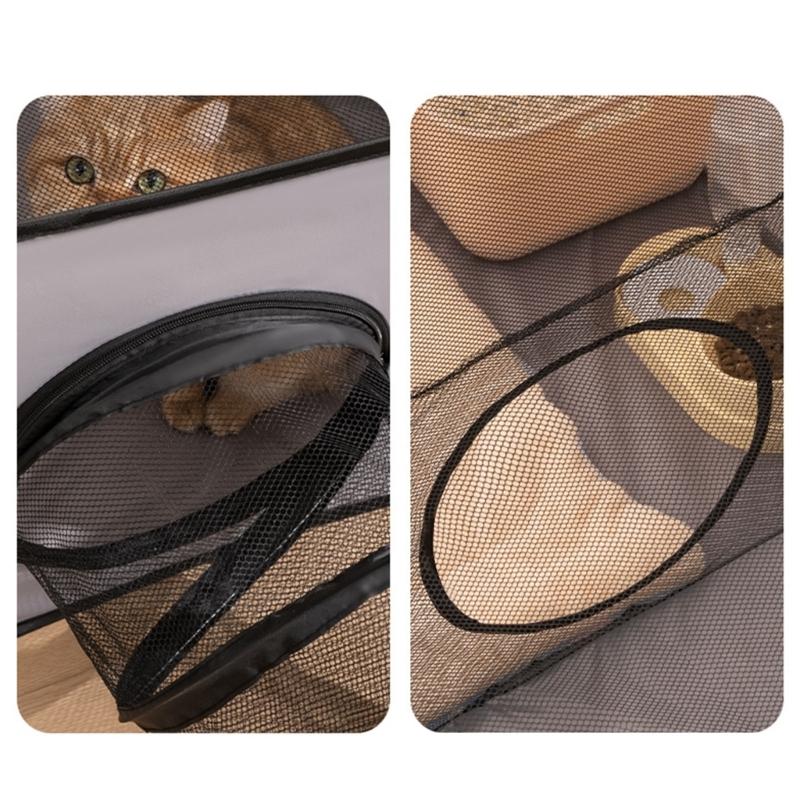 Rozšiřitelný Pet Tunelový Dům Ohrádka Odnímatelná Hrací Ohrádka Úkrytový Dům Skládací Design Snadné Skladování a Přeprava