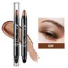 MLJ Dual-Ended Shimmer Eyeshadow Stick: Long-lasting, Waterproof, Brightening Highlight & Under-eye Pencil