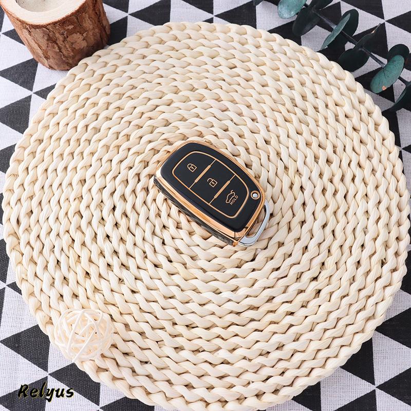 Fashion Soft Tpu Car Remote Key Cover Case Protection Shell For Hyundai Ix35 Avante Mistra Elantra Santafe Tucson Accessories