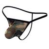 Men's Sexy Underwear Transparent  Shorts Hot Lip Print Underpants