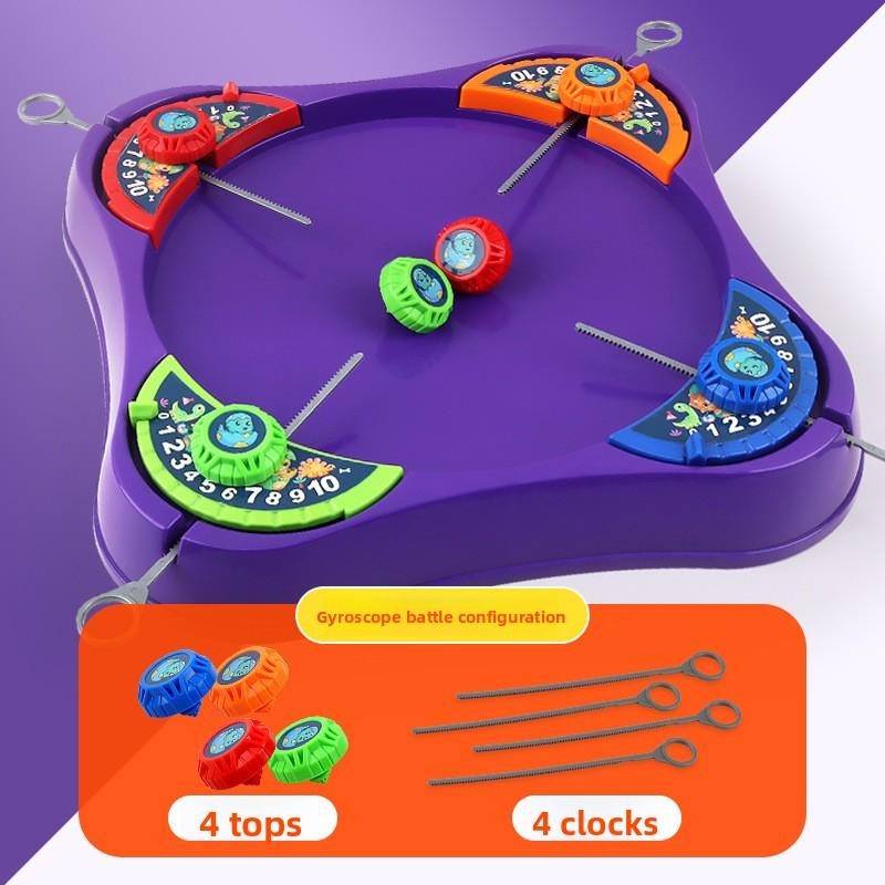 Non-Toxic Plastic Spinning Top Launcher Top Battling Toy Random Color Spinning Top High Performance Multiplayer Gyro Disk Plate