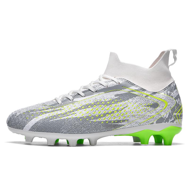 New football shoes outdoor spikes high top game comfortable grass teen