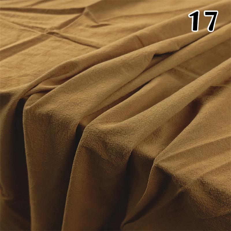 100x138cm Summer Thin Sand Washing Imitation Linen Fabric Washed Cotton Fabric DIY Sewing Hanfu Dress Shirts Background Cloth