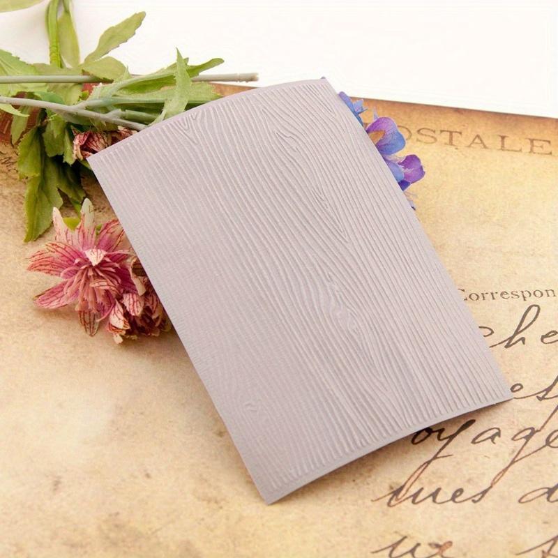 1PC 3D Embossed Folder for DIY Relief Craft Making Tree Print Pattern Background Greeting Card Scrapbooking No Stamp Metal