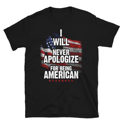 Patriot Never Apologize 2nd Amendment Freedom T-Shirt