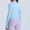 Autumn And Winter Nude Slimming Slimming Zipper Yoga Long Sleeved Fitness Jacket Top Outdoor Running Sports Jacket For Women