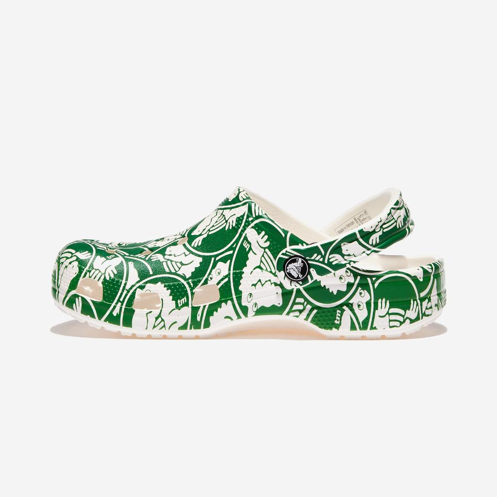 Crocs Classic Duke Print Clogs, CRS210003, 1010104229, Popular Korean Shoes