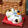 Maneki Neko Figurines, Japanese-style Cat Dolls, Ceramic Piggy Banks, Gifts for Children and Adults, for Friends