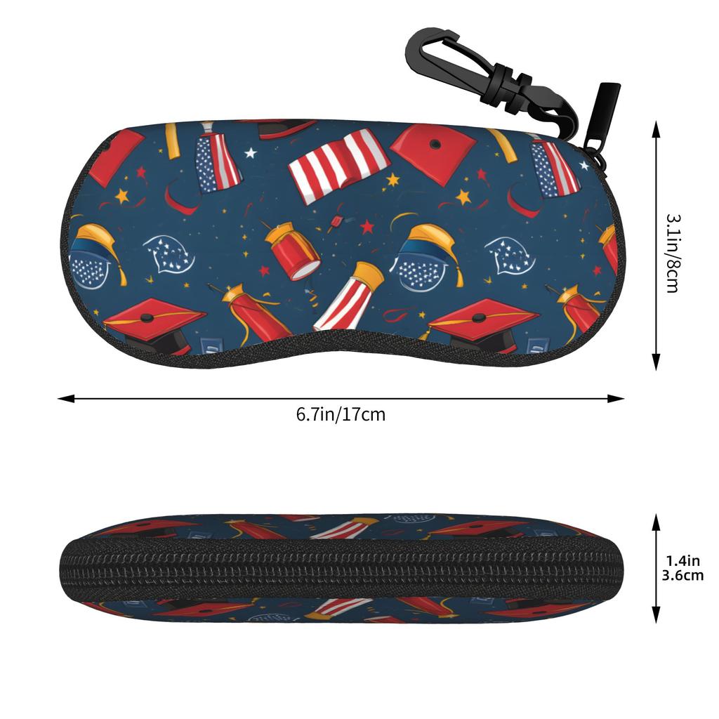 Graduation students school Graduate Glasses Case Girls Student Zipper Eyewear Storage Box Kawaii Glasses Box