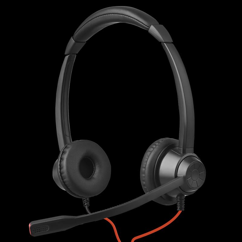 Yijiatong Y390DR USB Dual-Ear Call Center Headset (CN Version)