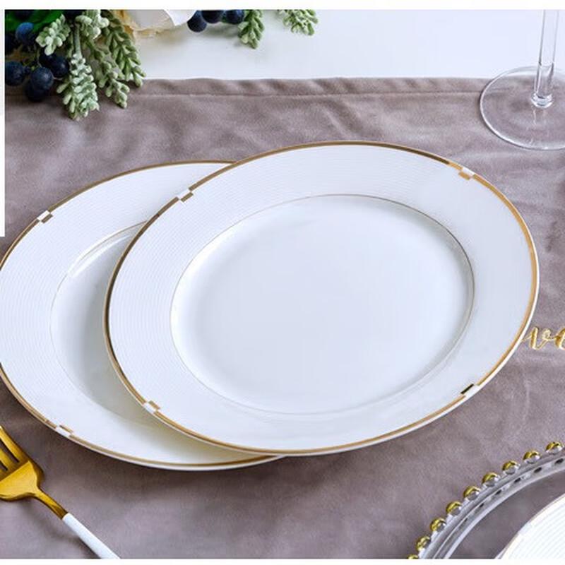 European Style Jingdezhen Ceramic Dinnerware Gift Set 28-piece Moonlight Melody