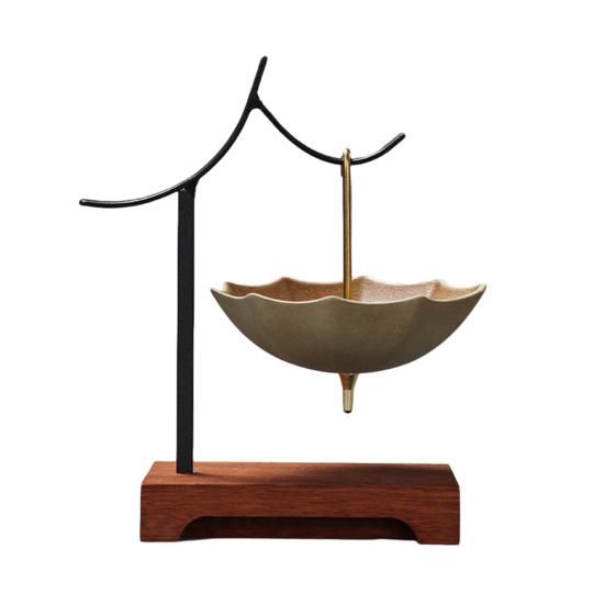 Ceramic Umbrella Tea Infuser Tea Filter with Fine Holes Loose Leaf Steeper Brewing Strainer Tea Accessories Tea Lovers Gifts