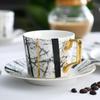 European High Quality Bone Porcelain English Luxury Afternoon Tea Set Coffee Cups and Horn Ceramic Cups Phnom Penh Coffee Cups