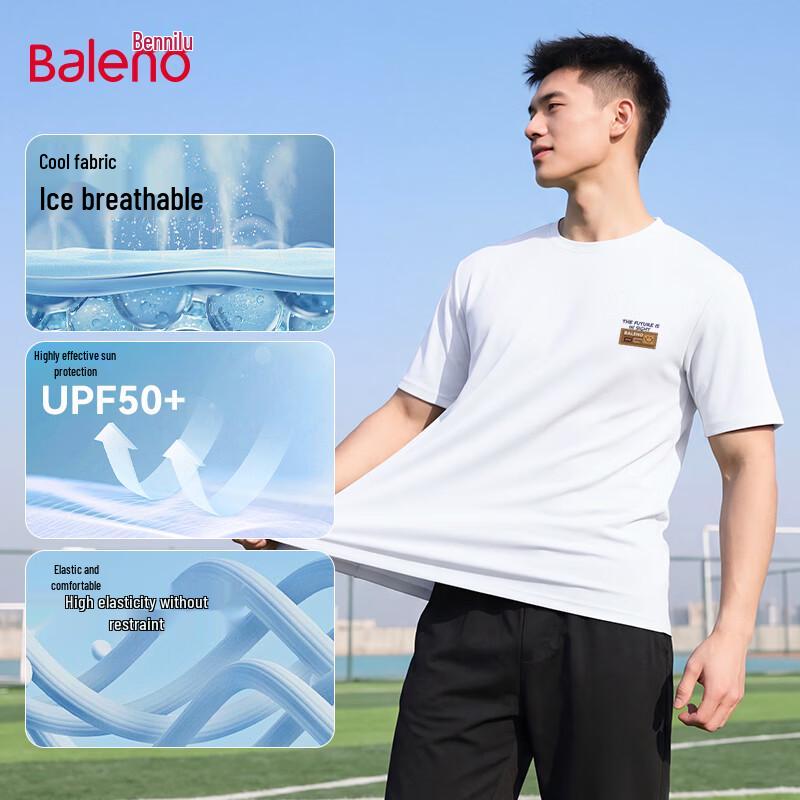 

Baleno Men s Ice-Feel Sun Protection T-Shirt 3XL