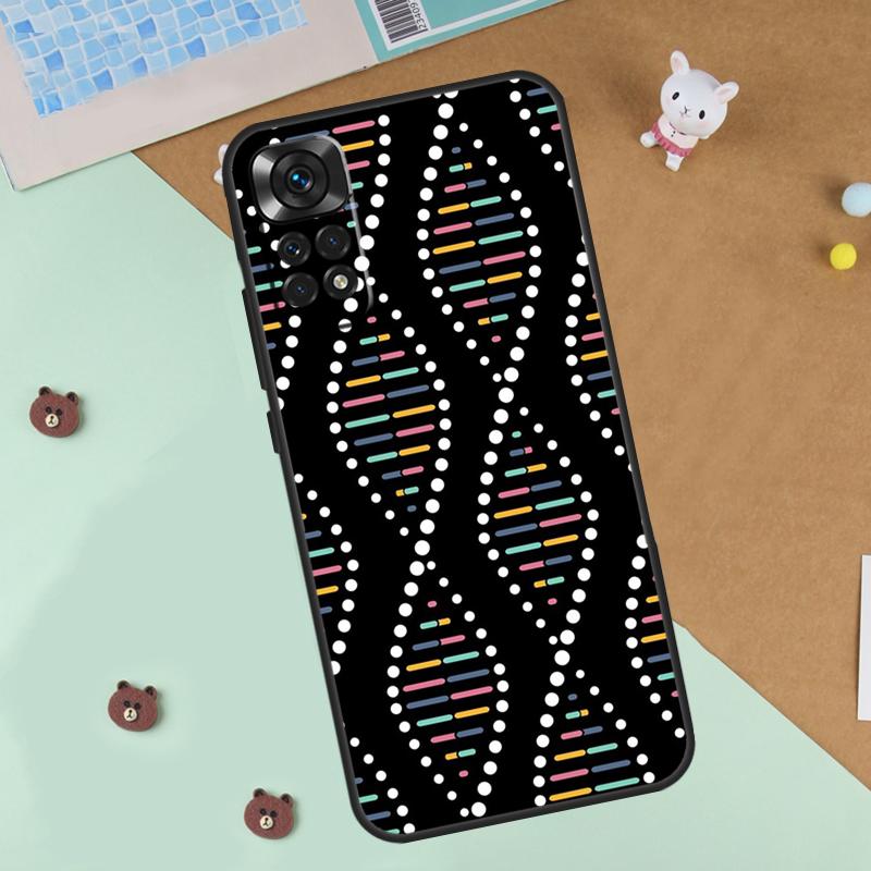 Science DNA Biology Case For Xiaomi Redmi Note 13 14 9 10 11 12 Pro 10S 11S 12S Cover For Redmi 13C 10C 12C 14C