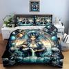 Celestial woman illustration. Bedding Duvet cover sets Duvet covers Pillowcases gifts (1 * Duvet Cover 2 * Pillowcases, without duvet insert)
