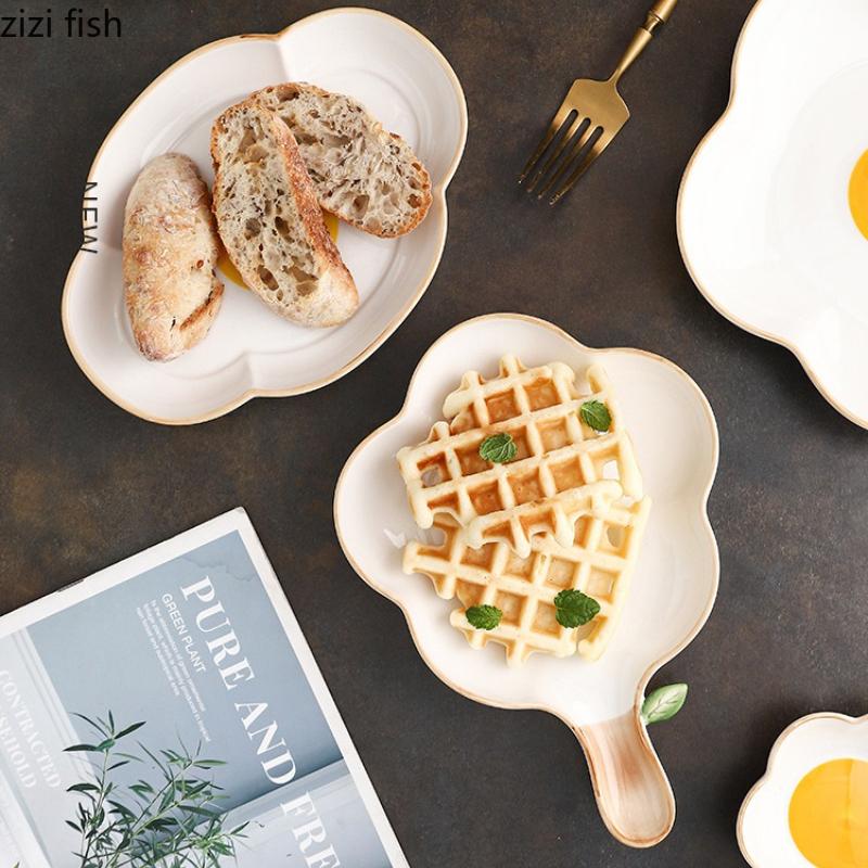 Sunflower Ceramic Tableware Dining Plate Sauce Dish Rice Bowl Salad Bowls Soup Plate Breakfast Bowl Fish Dish Steak Plates Tray