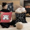 Cute T-TOUSes Bear Cushion Cover Car Throw Pillow Case For Sofa Car Christmas Gift 40x40cm 45x45cm