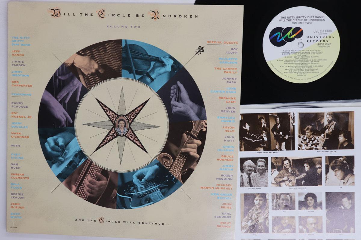 Виниловая пластинка NITTY GRITTY DIRT BAND Will The Circle Be Unbroken Volume UVL212500 Universal Recor 1989 США Кантри/Фолк Б/у