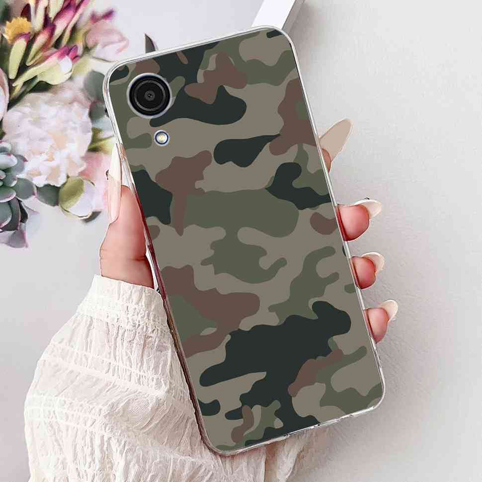 For Samsung A03Core Case Soft Silicone Cute Heart Painted Cover Case For Samsung Galaxy A03 Core SM-A032F TPU Fundas Capa